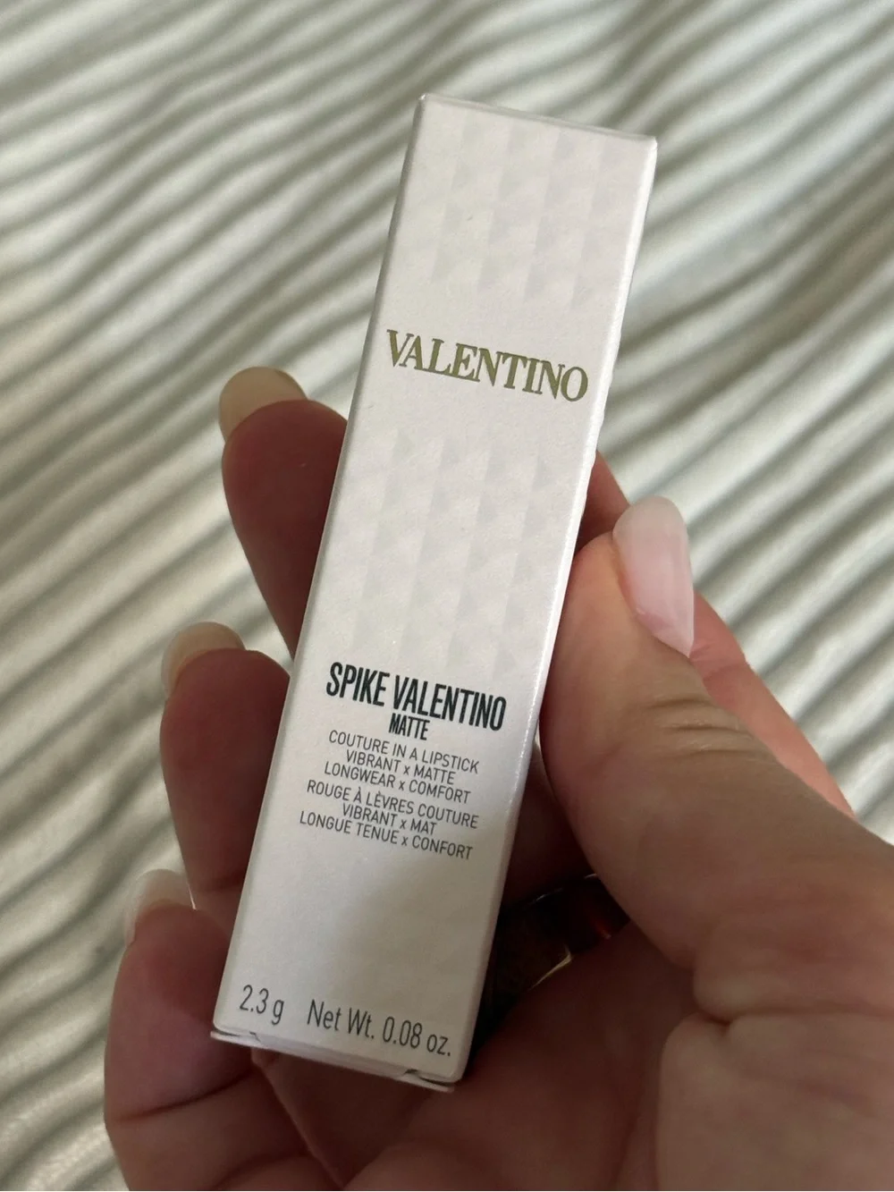 Valentino Spike Buttery Matte Refillable Lipstick 123R Spike A Pose NWT